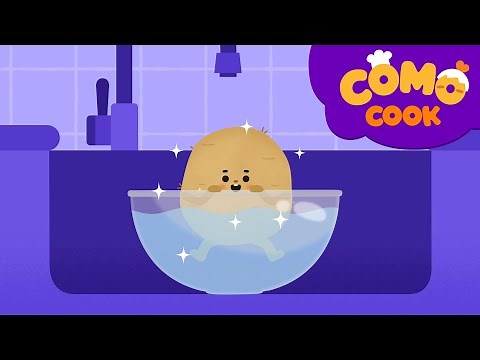 Kids animation | How to make French fries | Como Cook