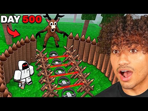 I Built the DEADLIEST BASE in 99 Nights in the Forest!