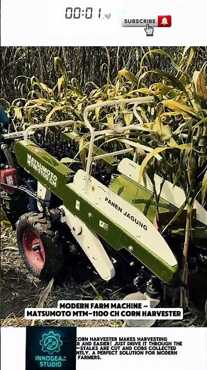 Modern Farm Machine – Matsumoto MTM-1100 CH Corn Harvester