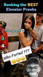 🛗 Best Elevator Pranks Ranked 😂😂😂...... (Don't miss the last one) #SHALOX #elevator #prankcam