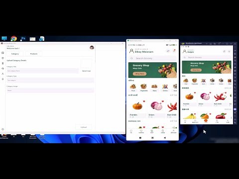 E - Commerce Grocery App with Admin Panel ( FMX Delphi ).