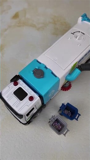 Alloy Electric Vacuum Sweeper Model Boy Sanitation Truck Toy Simulation Garbage Truck Garbage Tr
