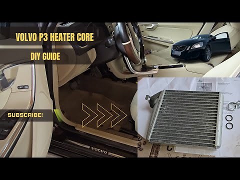 Volvo P3 Heater Core DIY Replacement | Fix Poor Heating (V60, S60, XC60 and more)
