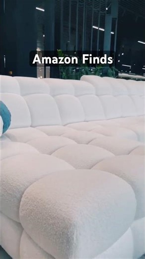 Amazon L-Shape Sofa 🛋️ | Modern Living Room Sectional Couch #viral