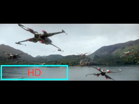 STAR WARS VII:THE FORCE AWAKENS-CLIP-X-WINGS ON TAKODANA-SPOILS!!BONUS-(1080p HD)-VOSTFR