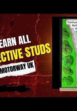 “Reflective Studs on Motorways in the UK – Colours, Meanings & Theory Test Guide”