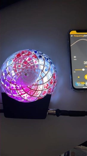 A rotating toroidal field. Generates more scalar waves and increases the negative ion levels