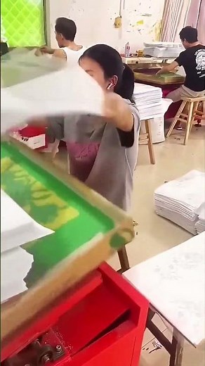 Amazing making process of colored stickers