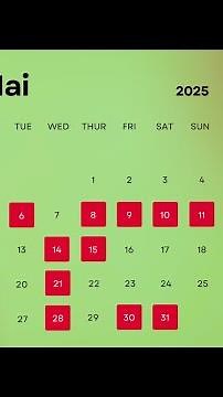 Hello May!
