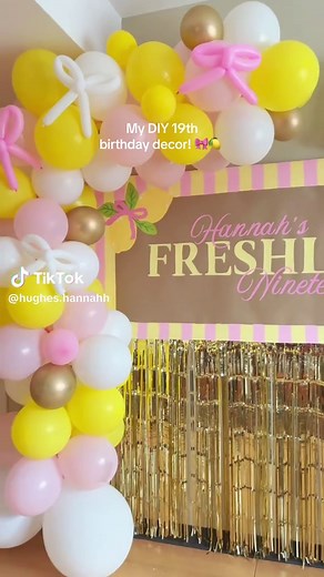 DIY 19th Birthday Decor Ideas