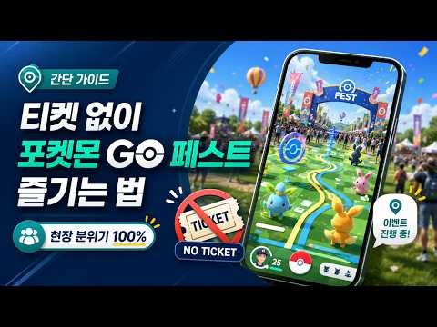 티켓 없이 포켓몬 GO 페스트 즐기는 법 — 2026 가이드