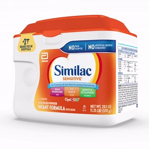 Similac Sensitive Powder Baby Formula, 20.1-oz Tub
