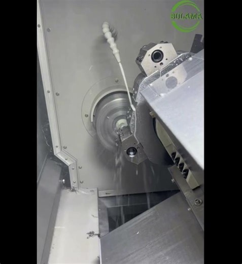 Slant bed lathe machining process #cnc #machine
