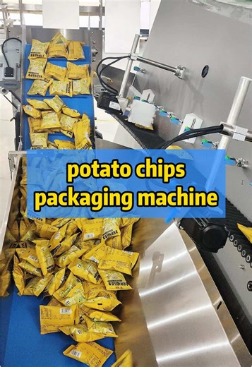 Have you ever seen a potato chips packaging machine? #machine #packing #factory #Packingmachine #vertical #packingmachinefactory #packagingmachinesupplier #foodpackingmachine #tomato #tomatojuice #packagingmachine