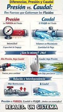 Differences between Pressure and Flow Rate. #pressure #flowrate #fluids