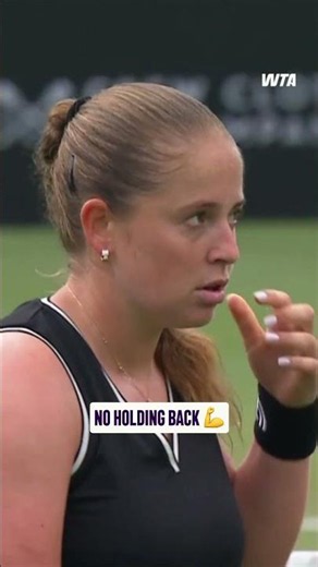 Roaring back 👏 Jelena Ostapenko continues to fight for her place in the Eastbourne final!