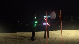 LED Flying Disc, 9 Adjustable Colors, 4 Adjustable Brightness, Rechargeable, 3WORKING Mode, Running RGB Light Mode/Single Color Mode/Competitive Mode - Black