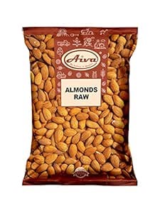 AIVA, Natural Whole Raw Almonds, Unsalted, No Shell - 10 lb, Grown in the USA, Raw Whole Almonds with Skin