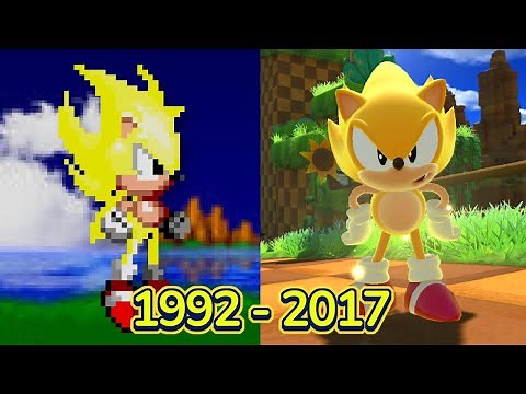 The Evolution of Classic Super Sonic in Sonic Games