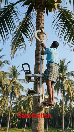 TNAU Coconut Climber in Action 🌴 #shortvideo