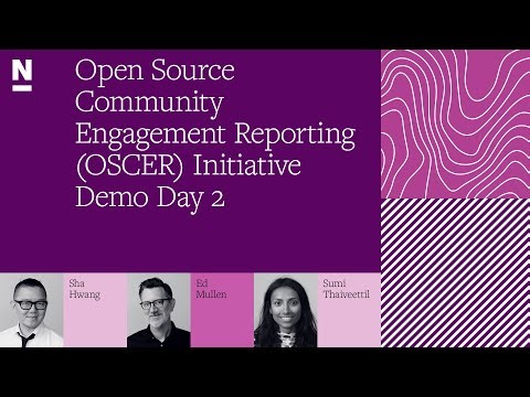 Open Source Community Engagement Reporting (OSCER) Initiative Demo Day 2