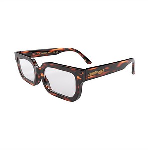 Icy reading glasses in gloss tortoiseshell