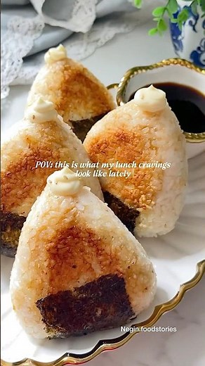 Crispy spicy tuna onigiri🍙
