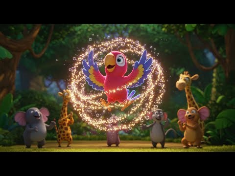 Peppy Parrot and the Bubble Beat | Fun Kids Song & Tropical Dance Party 🦜🎶🍾