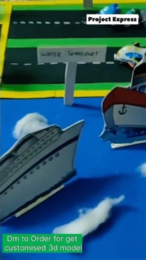 3d model on types of transport | school project for class 4-8| easy and creative idea