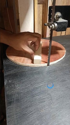 cutting curves with a circle cutter✔️💡 #woodworking #wood #diy