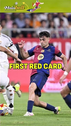 Pedri’s First Red Card! Drama in El Clásico as Real Madrid Beat Barcelona 2-1" #elclasico #ytshorts