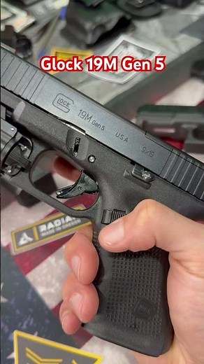 Glock 19M Gen 5 FBI MOS & Factory Upgrades… what all Glocks should be OTB! #glock #9mm ​#radian