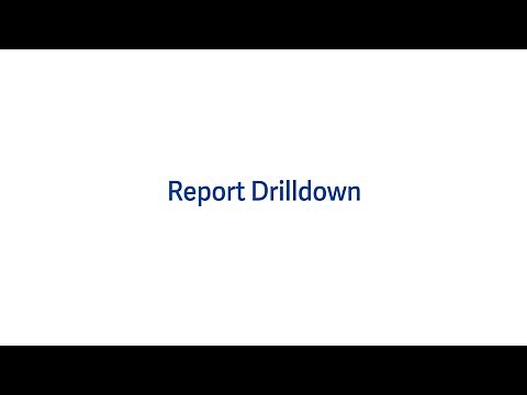 Workday Adaptive Planning - Demo - Report Drill Down