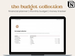 The Budget Collection | Notion Template | Financial Planner | Debt Tracker | Savings Tracker - Etsy