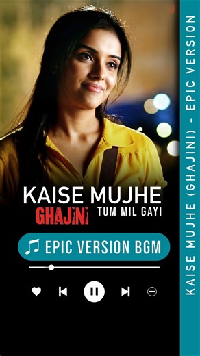 Kaise Mujhe | Ghajini Epic Orchestral Reimagining - Aamir Khan Asin Benny D Shreya G AR. Rahman BGM