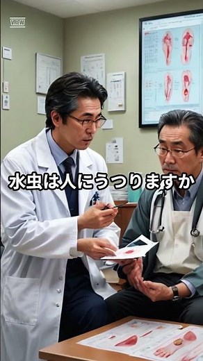 水虫は人にうつるのか？ 1分で解説 原因や対処法について教えます #shorts #医師解説 #ずんだもん #解説