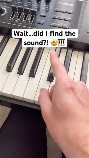 I found the sound! 🎹 #piano #pianotutorial #shorts #musicproducer