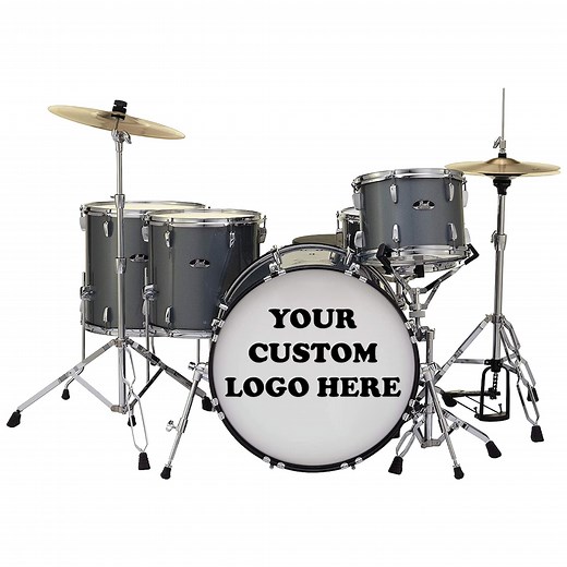 Custom Bass Drum Sticker, Bass Drum Decal, Custom Band Name, Custom Sticker, Custom Decals, Free Shipping, Band Logo, Band Logo Sticker - Etsy