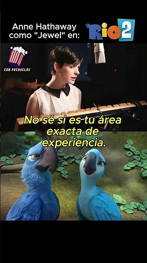 Detrás de escenas: Anne Hathaway en 'Rio 2'