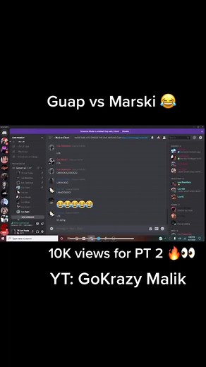 Guap vs Marski 👀🔥 #discord #discordpacking #fyb | discord