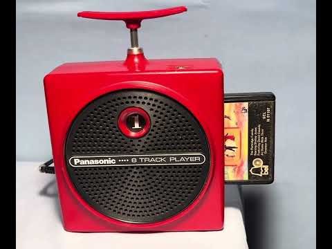 1974 Panasonic TNT Dynamite Plunger 8 Track Tape Player - Works Great!