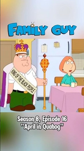 Peter Griffin: King of the Black People #FamilyGuy #DarkHumor