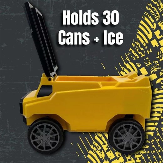 Remote-Control Cooler - Equipped with Speakers and Headlights