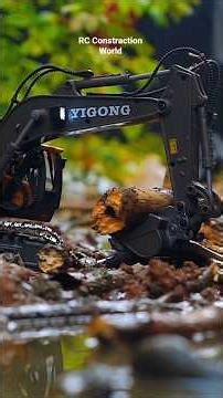Clearing Flood Debris | Satisfying RC Construction #floodcl #excavator #toys #farming