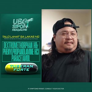 Tinamaan ka ba ng ubo, pati sipon at sakit ng ulo? Wag na wag magpapatalo with Dextromethorphan HBr Phenylpropanolamine HCl Paracetamol (TUSERAN FORTE). | Tuseran