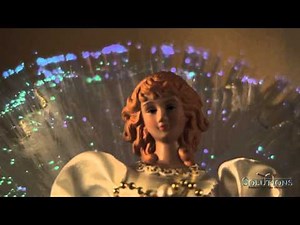 12” Fiber Optic Angel Tree Topper| Solutions.com