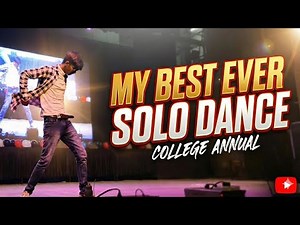 My Best Ever Solo Dance Performance 💥 | College Annual Function 2025