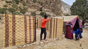 Embracing Tribal Tradition- The Art of Building a Unique Nomadic Home | Village Cooking