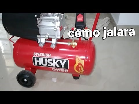 HUSKY 25L COMPRESSOR 🤞 Let's put it to the test