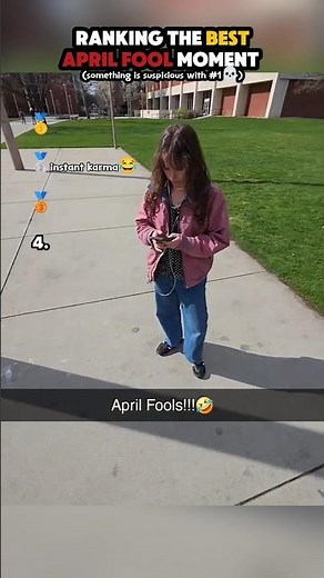 Ranking The Best April Fool Moment #funny #shorts